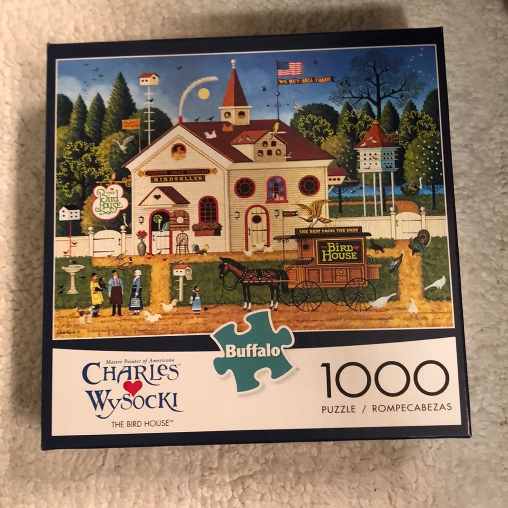 1000 pieces “The Bird House” Buffalo puzzle